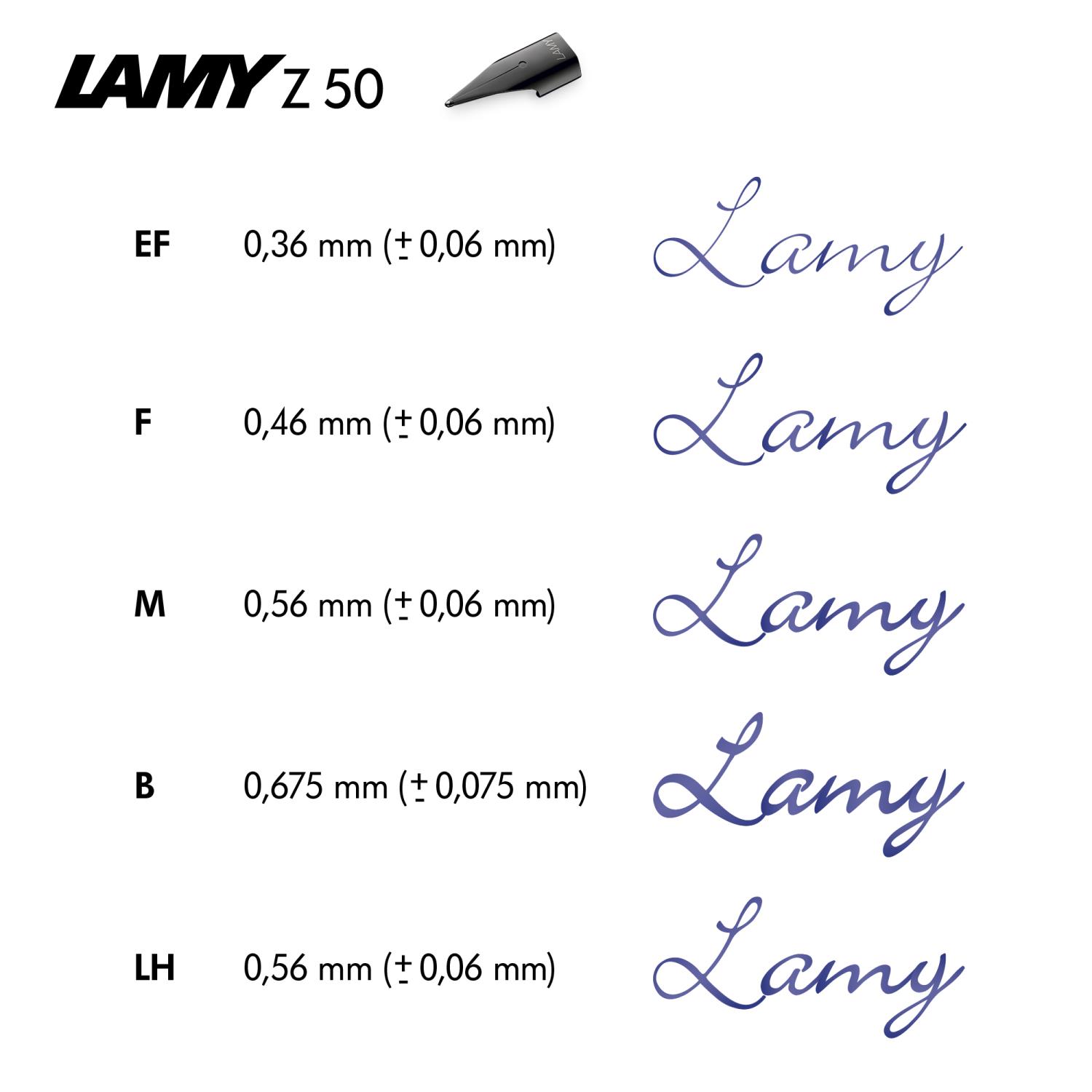 LAMY Z 50 schwarz Feder