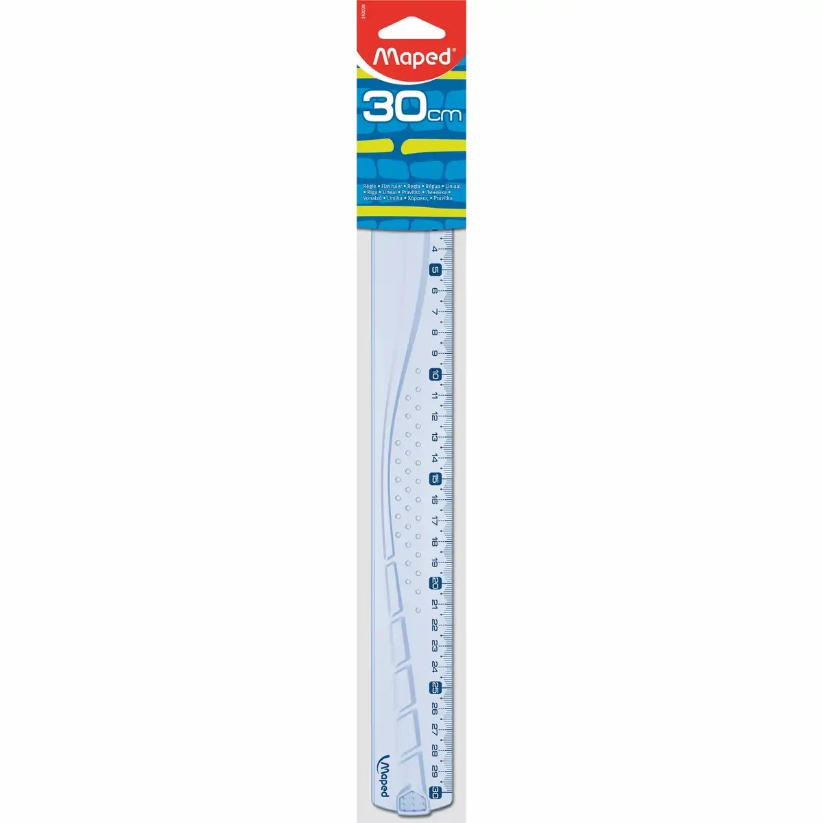 Maped Lineal 30 cm Kunststoff transparent - Plastik