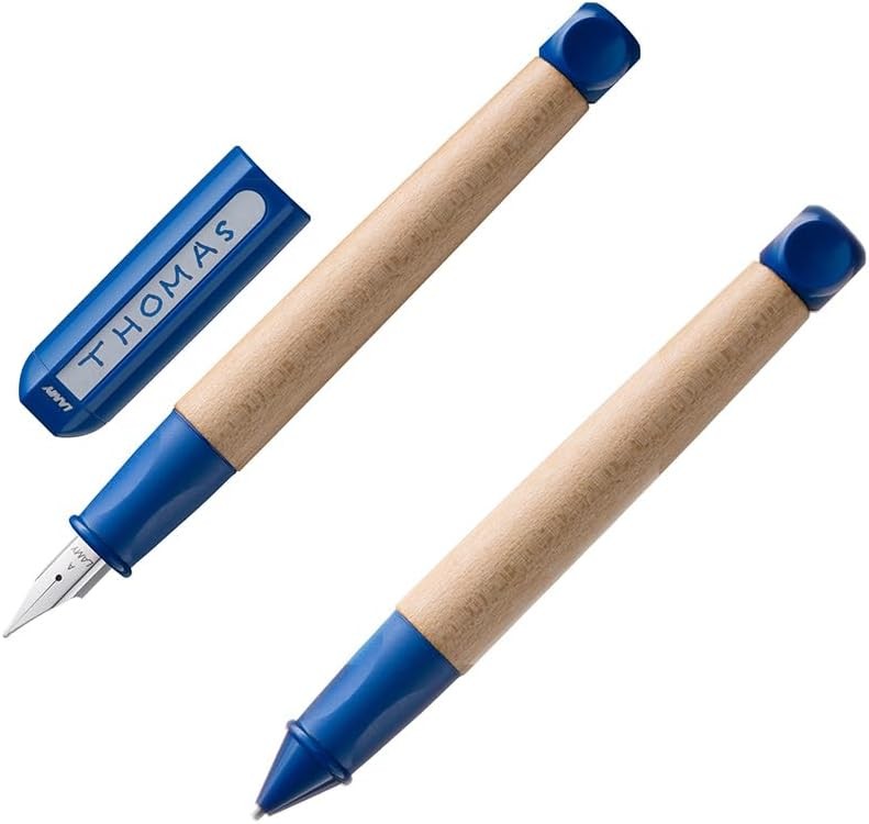 LAMY ABC SET - Füller + Bleistift Blau / Holz Anfänger geeignet 009/109