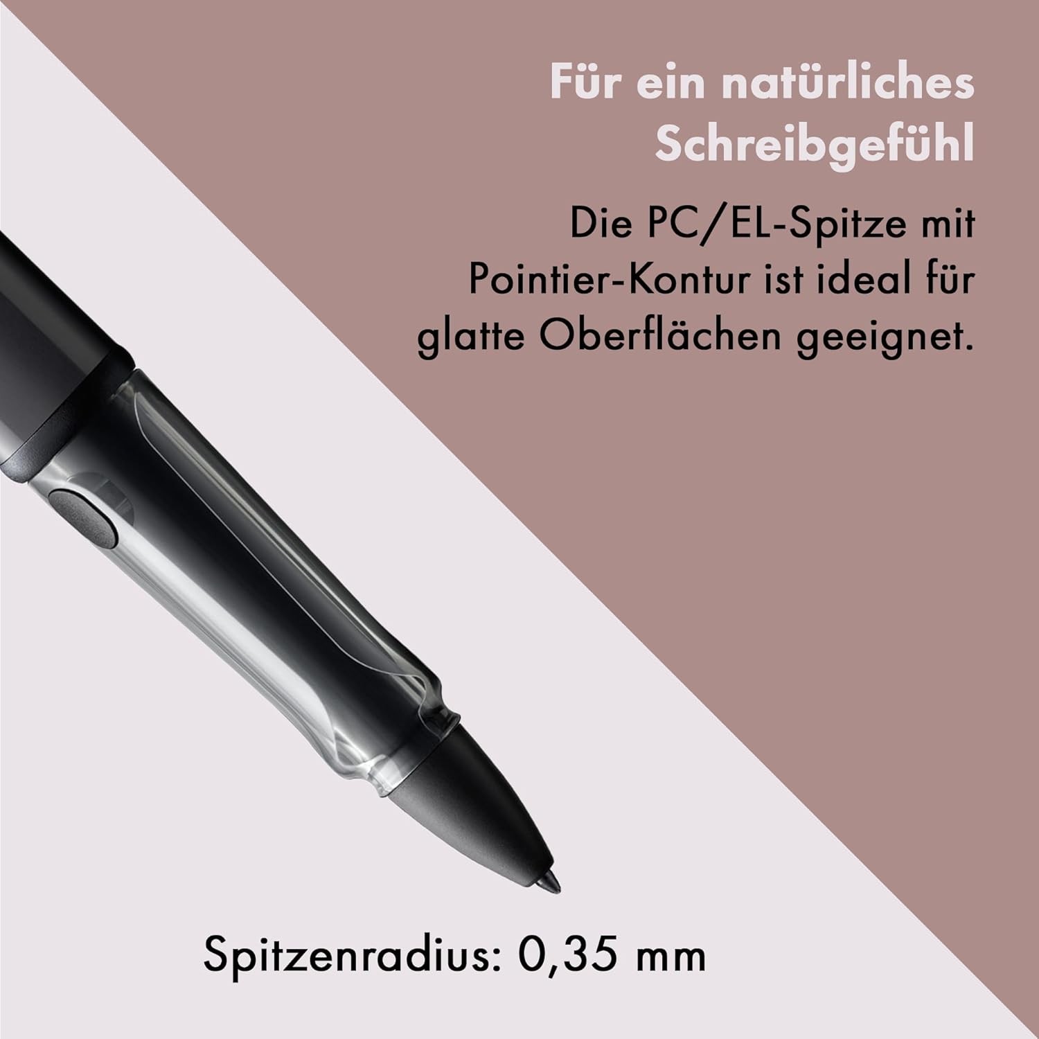 LAMY Z107 (Z105) PC/EL- 4 Ersatzspitzen f. AL-Star EMR