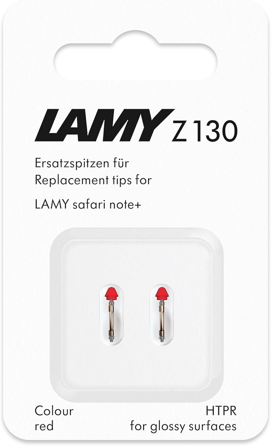 LAMY Z130 Rot - 2 Ersatzspitzen f. Safari Note +
