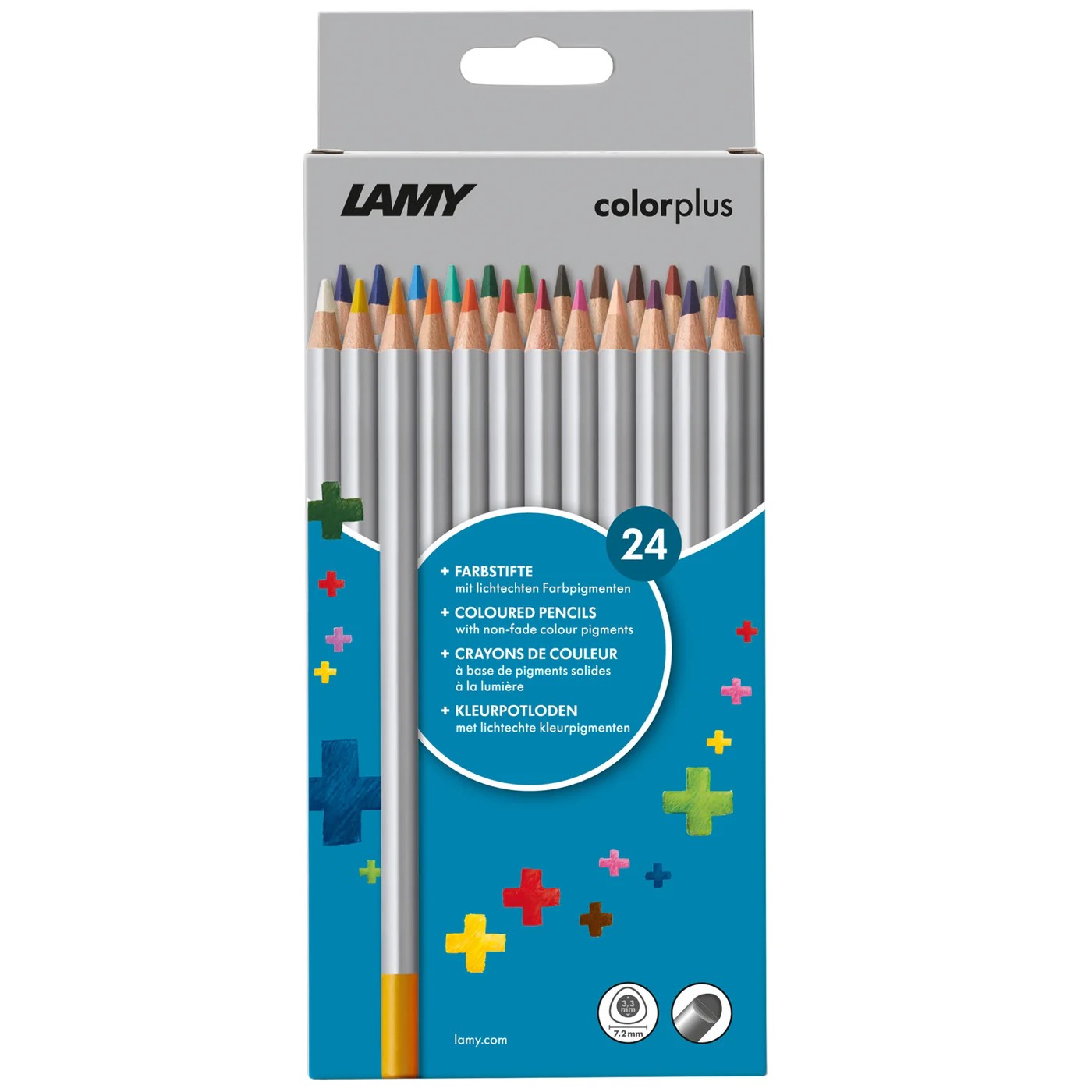 LAMY colorplus 24er-Set-Faltschachtel Farbstifte