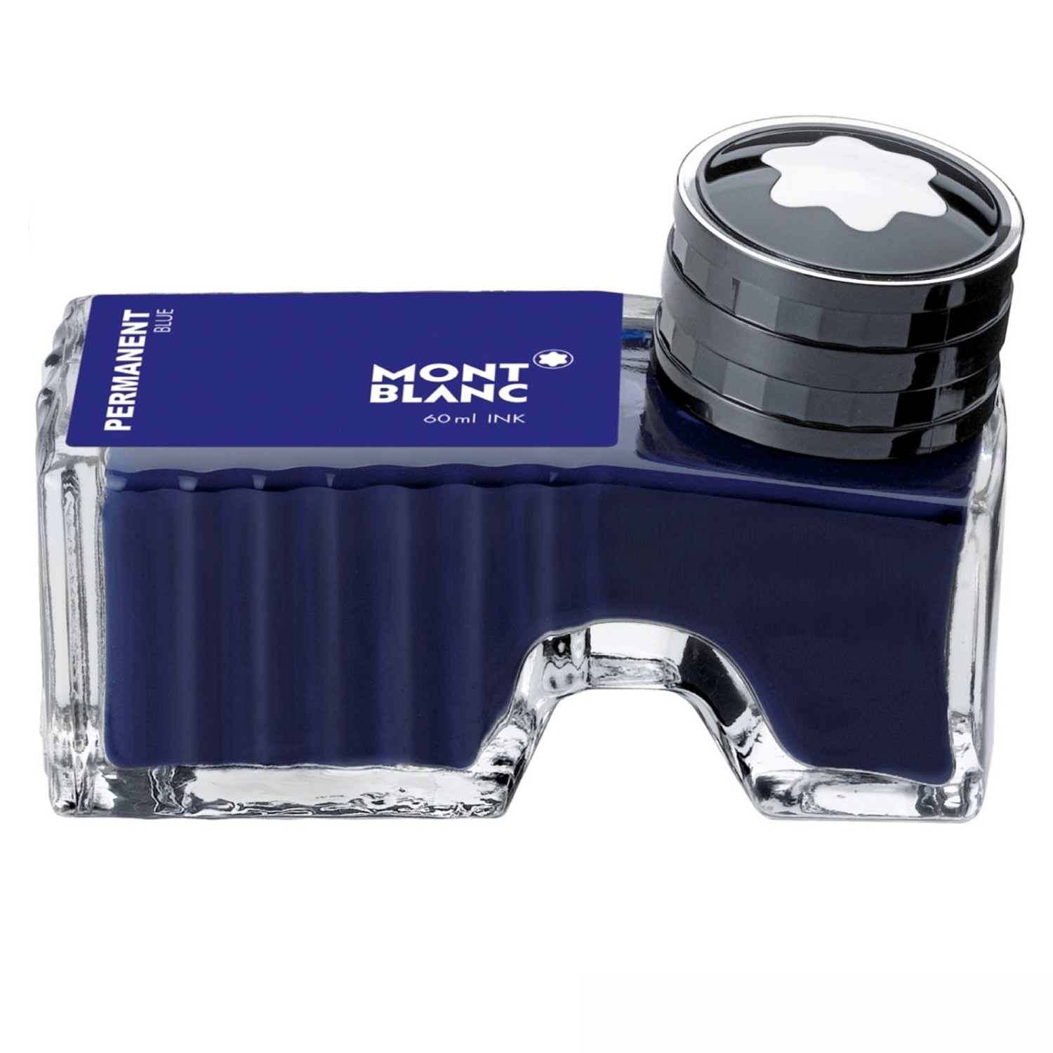 Montblanc Tintenfass 60ml Permanent Blue 128195