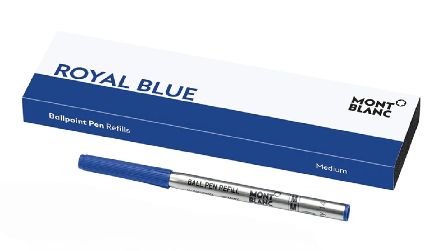 EINZELN Montblanc 1 Kugelschreiberminen M Royal Blue 128214