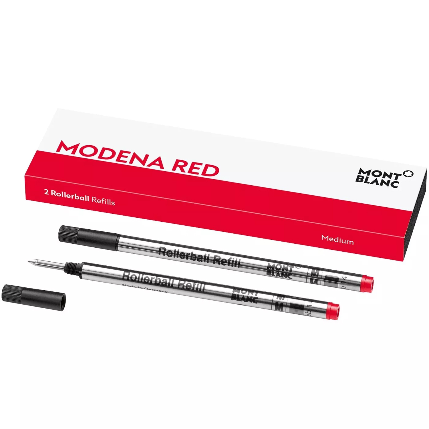 Montblanc 2 Rollerballminen (M) Modena Red 128234