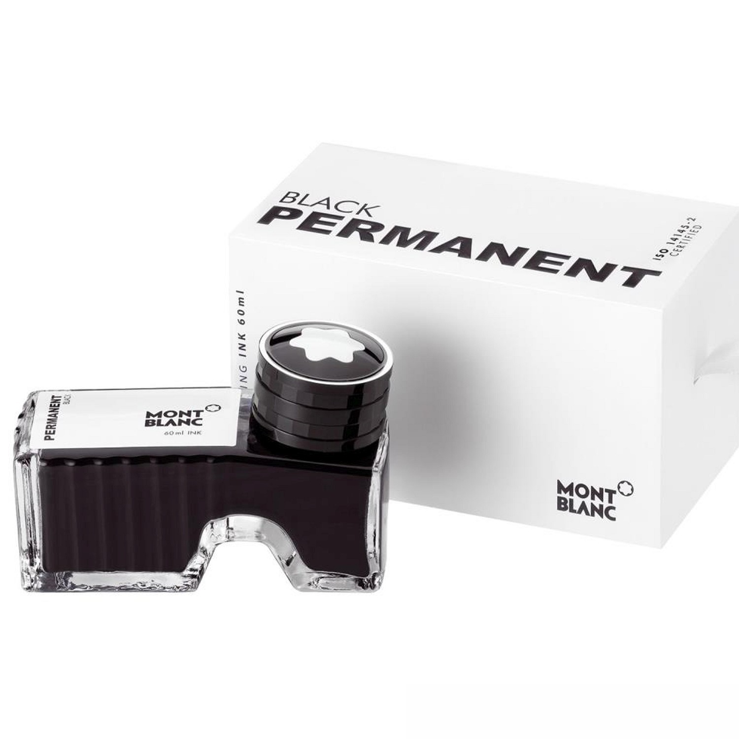 Montblanc Tintenfass 60ml Permanent Black 128196