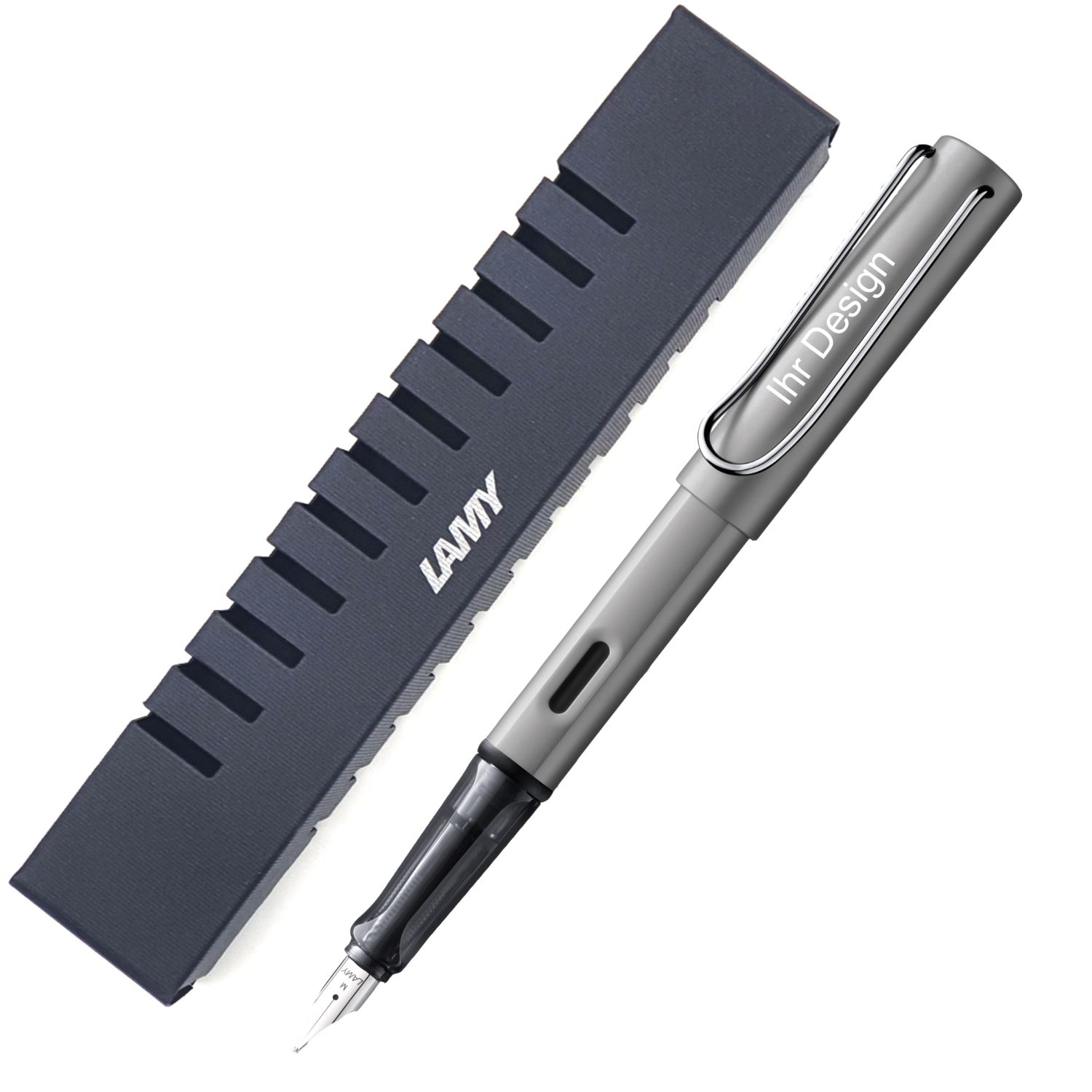 LAMY 026 FH AL-star graphite A T10bl inkl. Gravur + V60