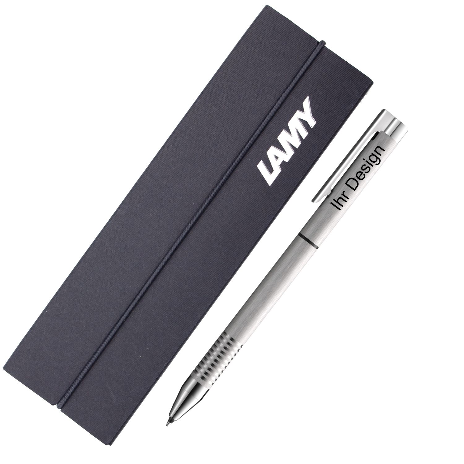 LAMY 606 Twin-Pen logo brushed / strichmattiert inkl. Lasergravur + Geschenkverpackung (E119)