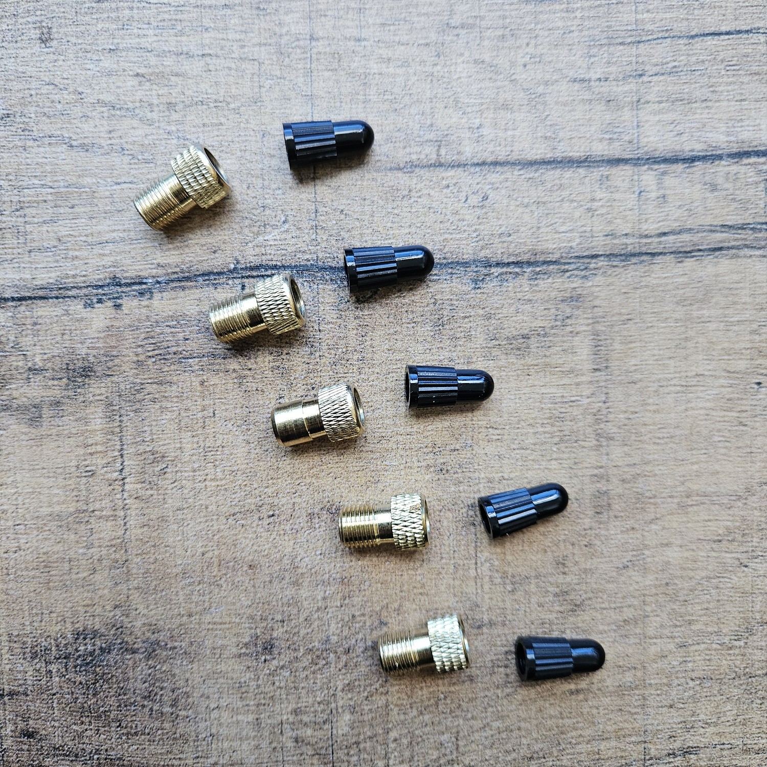 Ventil Adapter Fahrrad | Auto Presta Schrader Adapter + Ventilkappe Fahrrad 10 teilig SET
