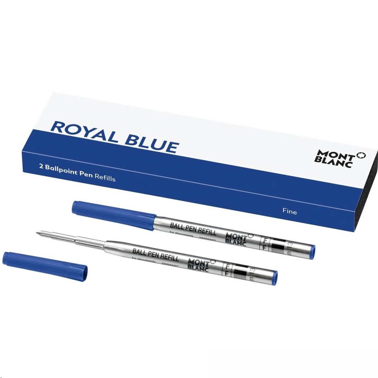 Montblanc 2 Kugelschreiberminen (F) Royal Blue 128213