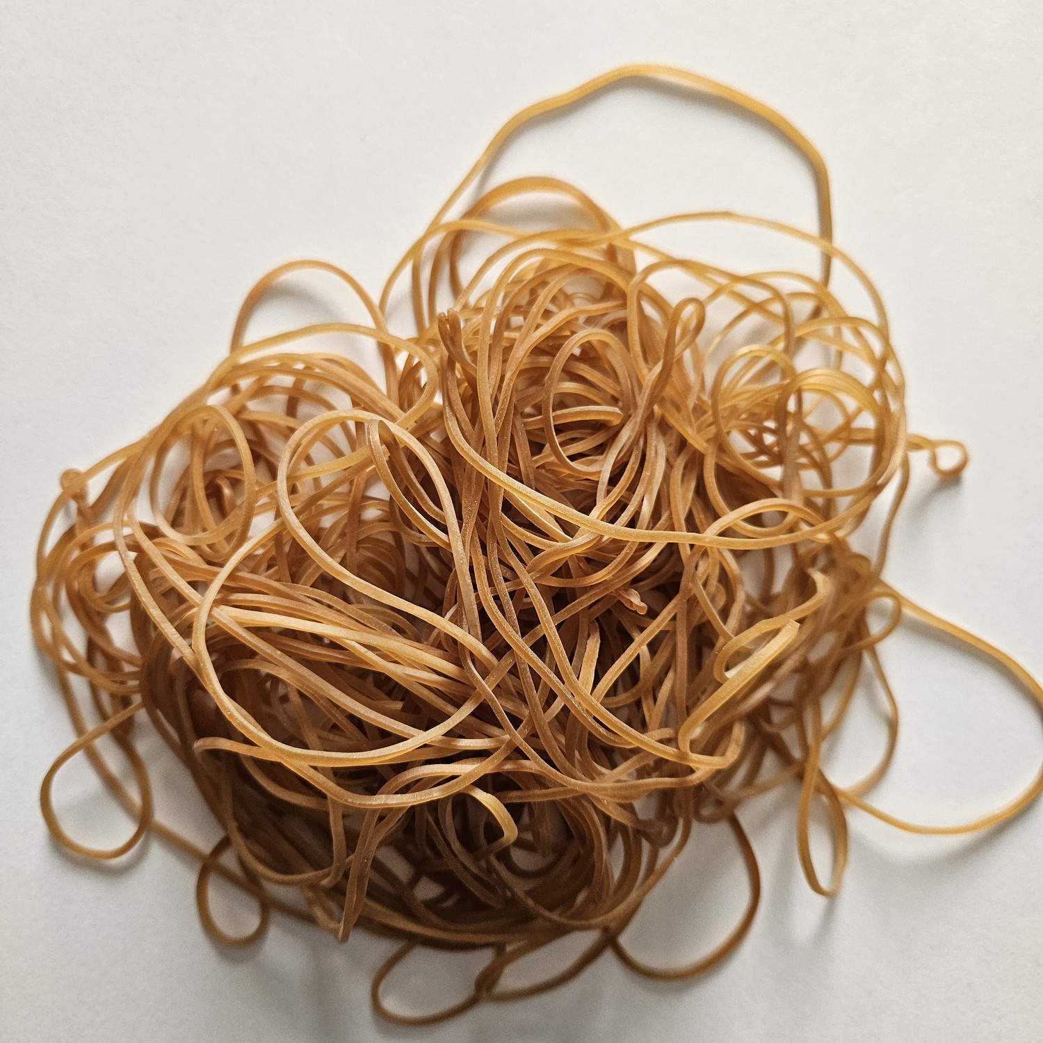 Gummiringe Beige