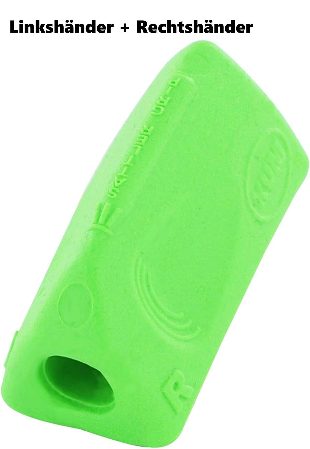 1x Kum Sattler Grip/Schreiblernhilfe/Griff/Schreibhilfe - Gummi grün - dreieckig