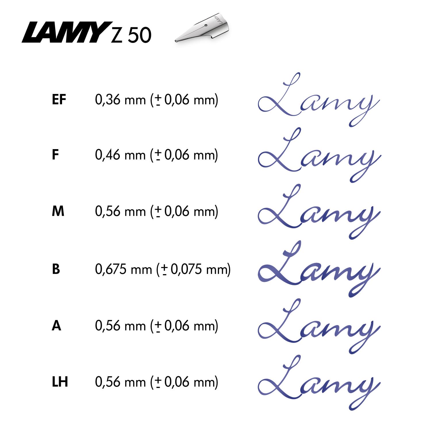 LAMY Z 50 blank Feder