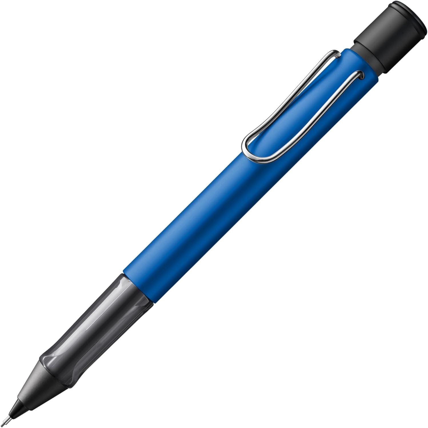 LAMY Druck Bleistift AL Star / Aluminium Ocean Blue, Dunkel Blau + Radiergummi 0,5