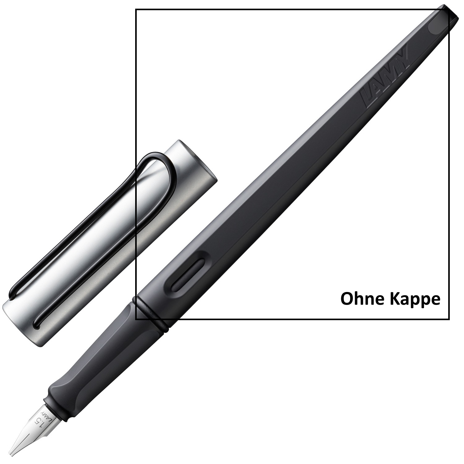 ET FH safari 3E2 steel black Behälter