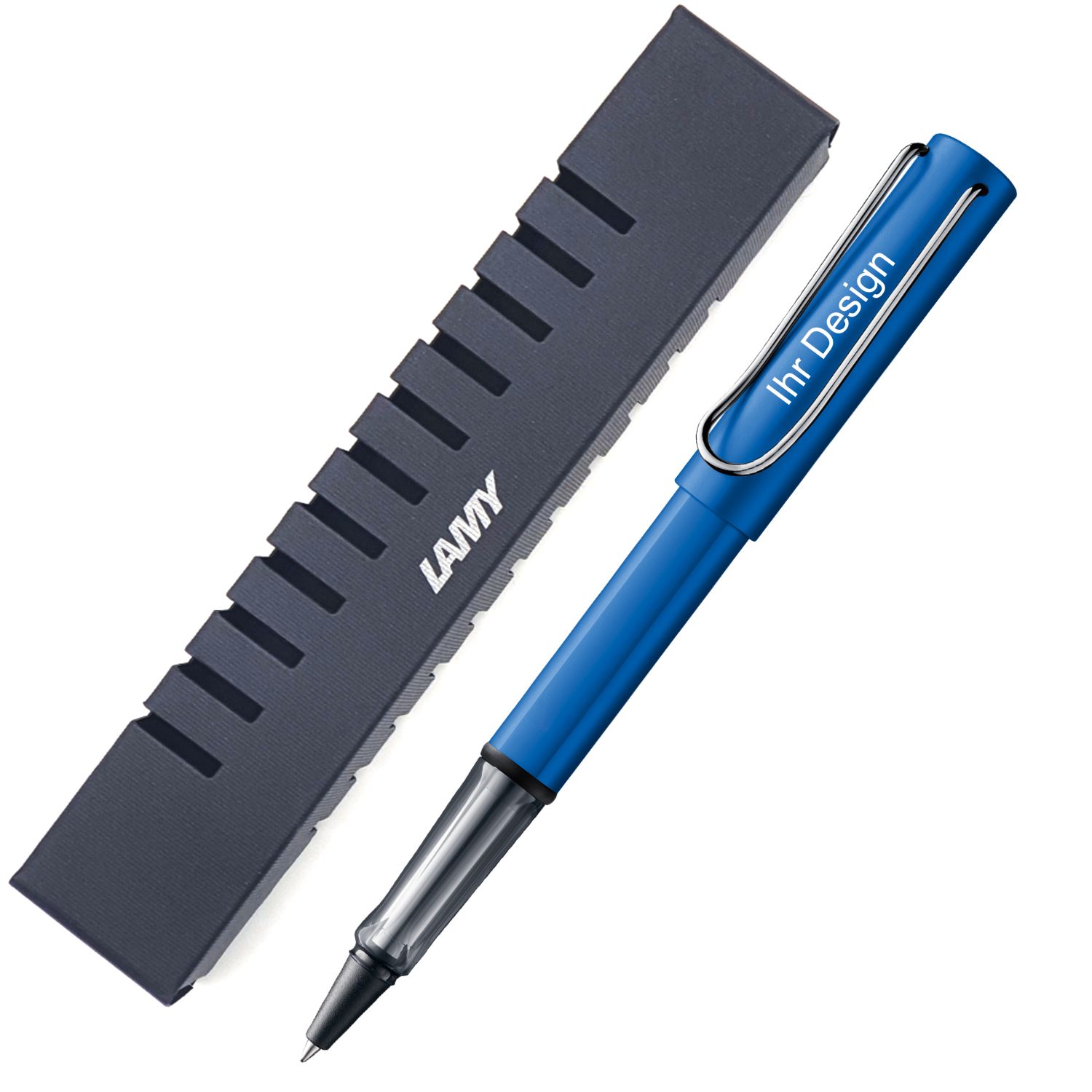 LAMY 328 Tintenroller AL-star oceanblue inkl. Lasergravur + Geschenkverpackung (V60)