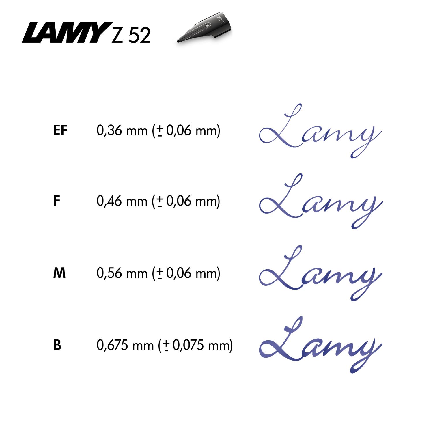 LAMY Z 52 Lx schwarz Feder