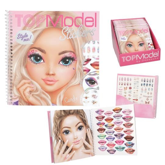 TOPMODEL Dress me up Face/Make Up/Maniküre - Fingernägel INKL. Sticker - Malbuch 13984
