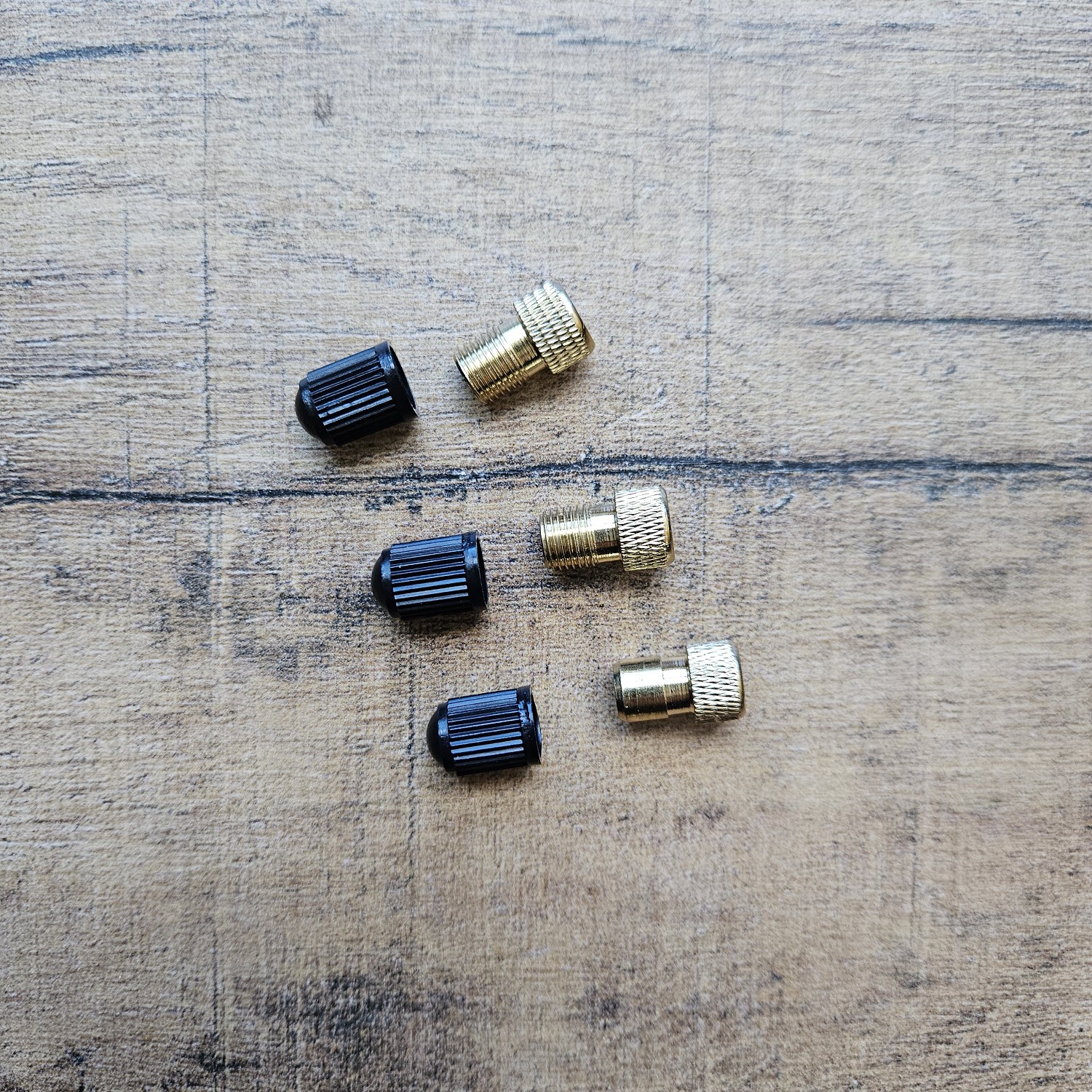 Ventil Adapter Fahrrad | Auto Presta Schrader Adapter + Ventilkappe 6 teilig SET