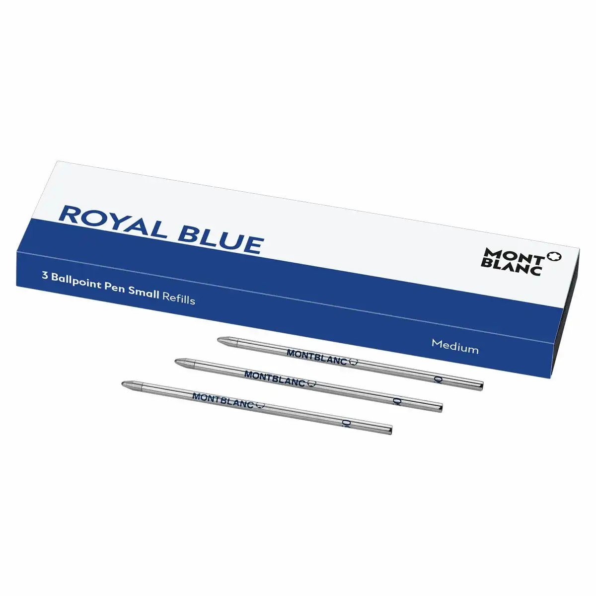 Montblanc 3 Kugelschreiberminen Royal Blue 128223