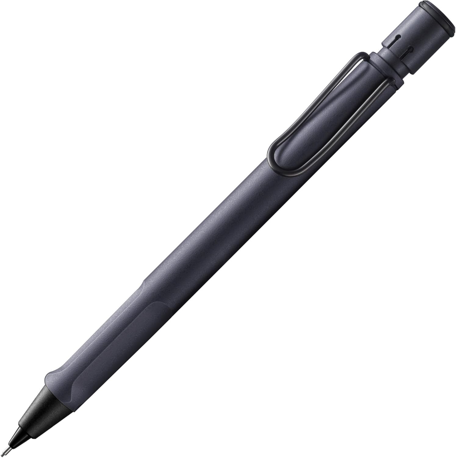 LAMY Safari Druck Bleistift Steel Black Schwarz/Blau - 1E2 mit M41 Mine