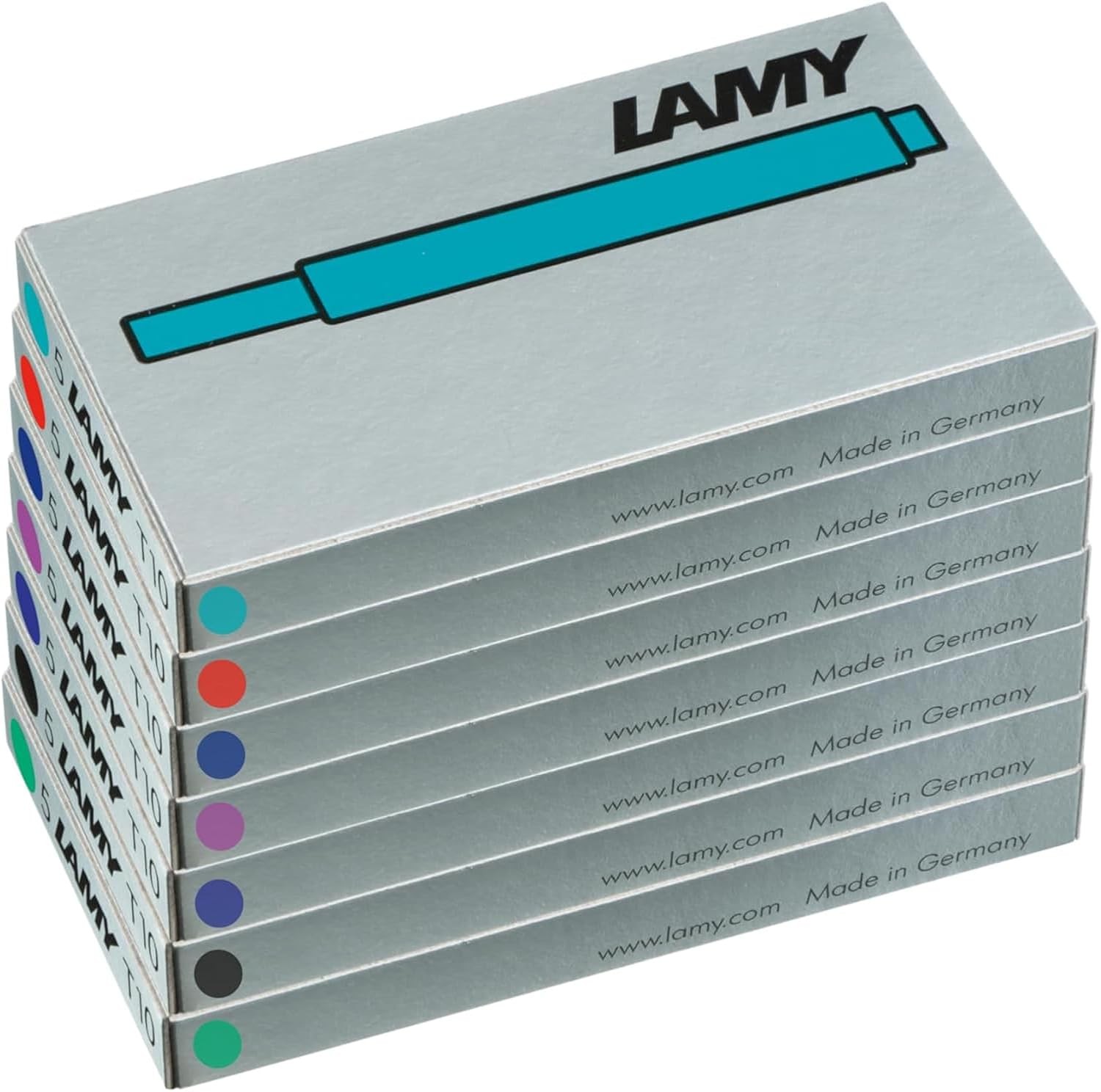 LAMY T10 Tintenpatrone alle Farben (7 Stück)