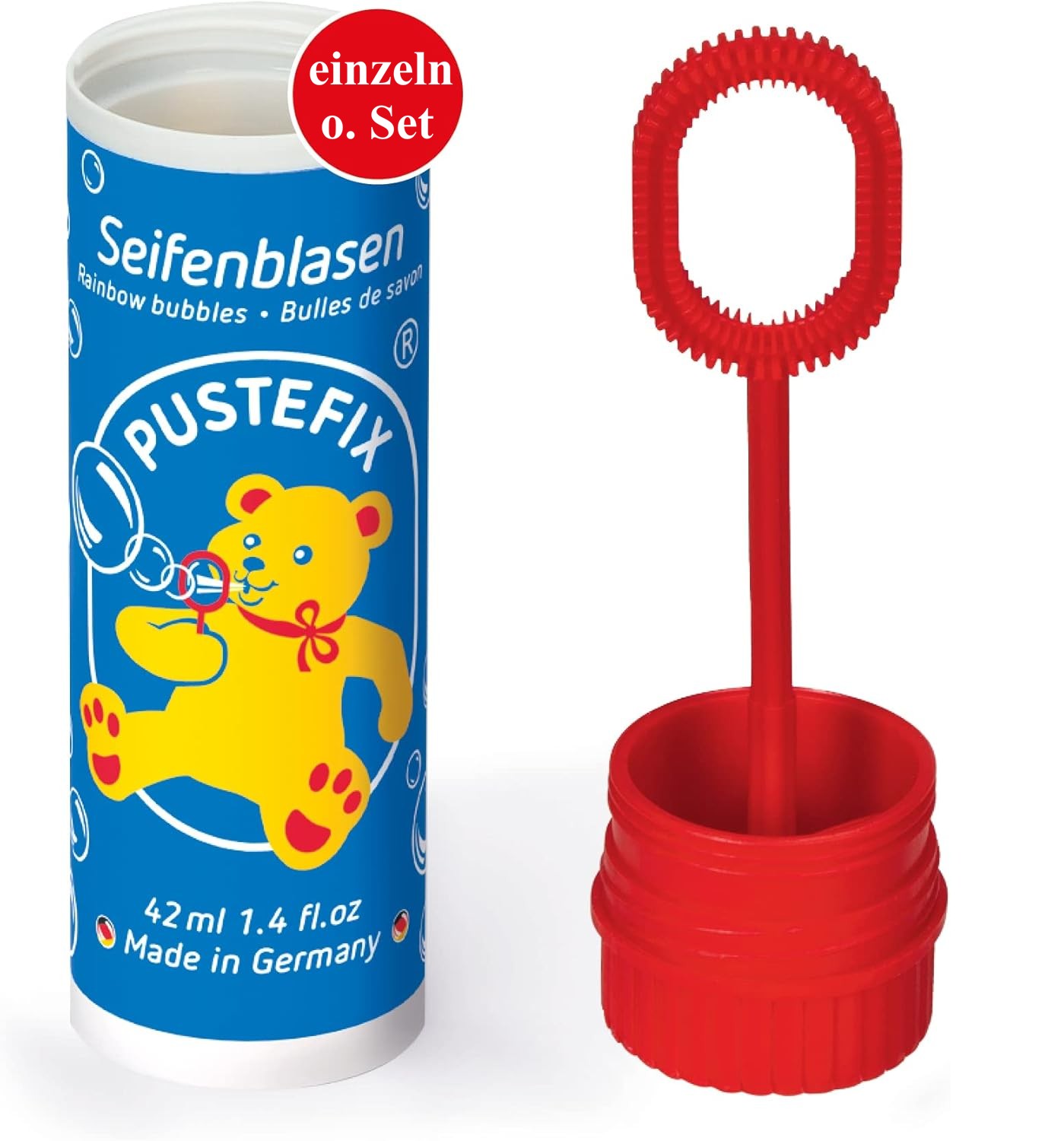 Pustefix Seifenblasen einzeln Set Kinder Geburtstag Standard Größe 42 ml Auswahl