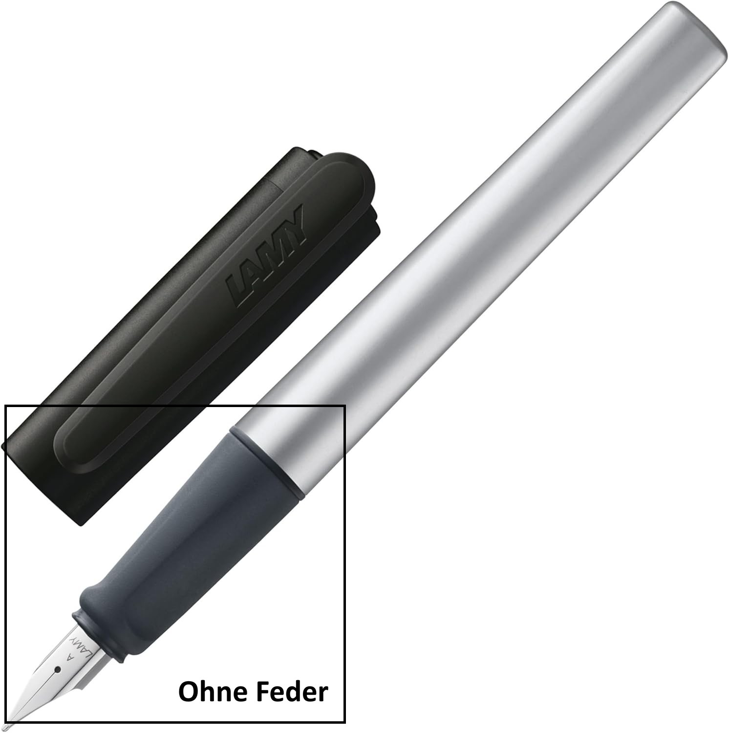 LAMY Ersatzteil Griffstück für Füller / Schulfüller Nexx - gummiert - ohne Feder