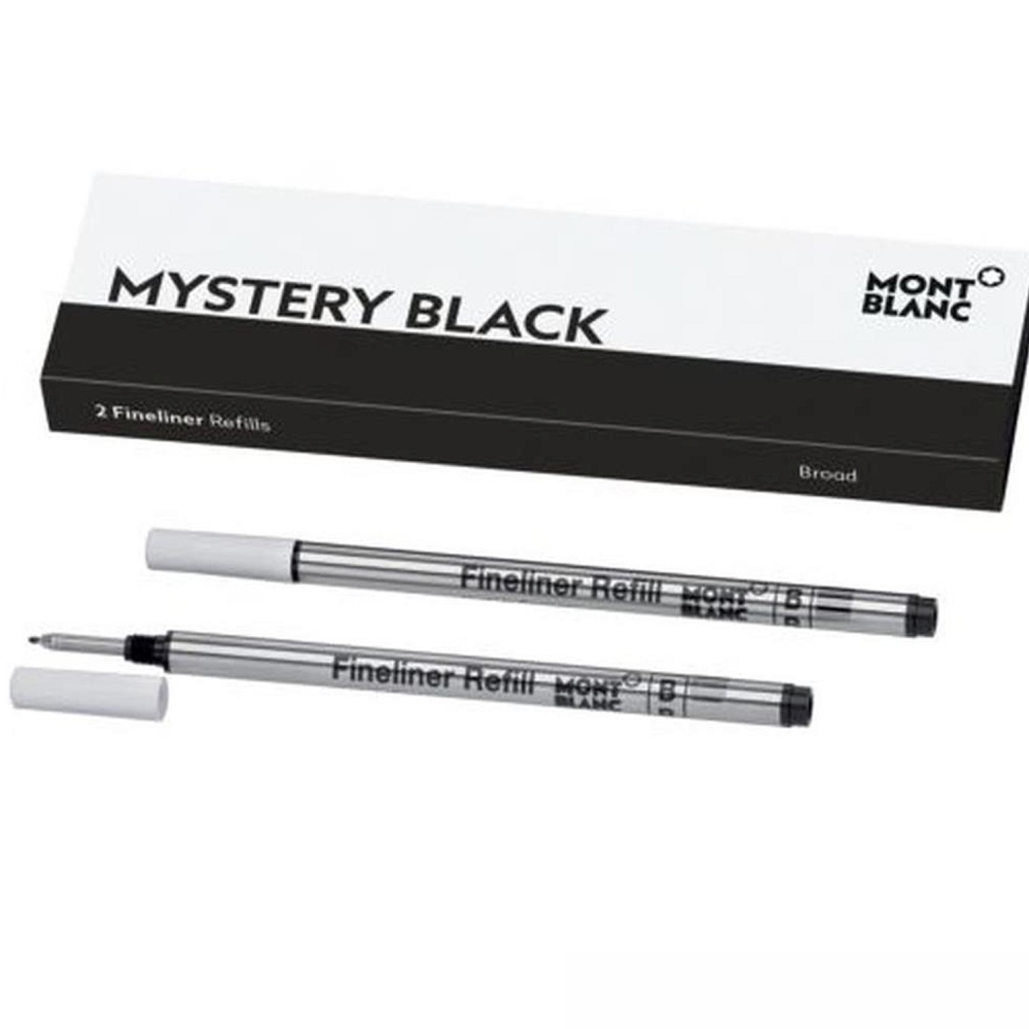 Montblanc 2 Finelinerminen (B) Mystery Black 128247